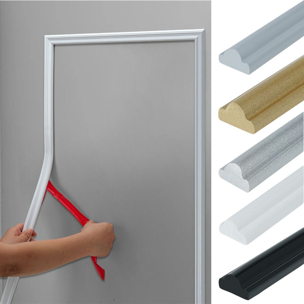 Home Improvement Background - 300cm Decorative Strip Self-adhesive Soft Line