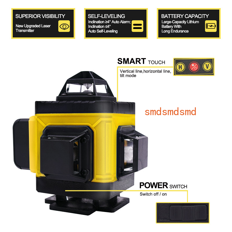 16 Lines 4D Laser Level Horizo - огляд і ціна Level Laser Line