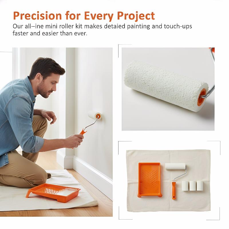 6Pcs Foam Paint Roller Kit 2 I - огляд і ціна Home Improvement Ideas