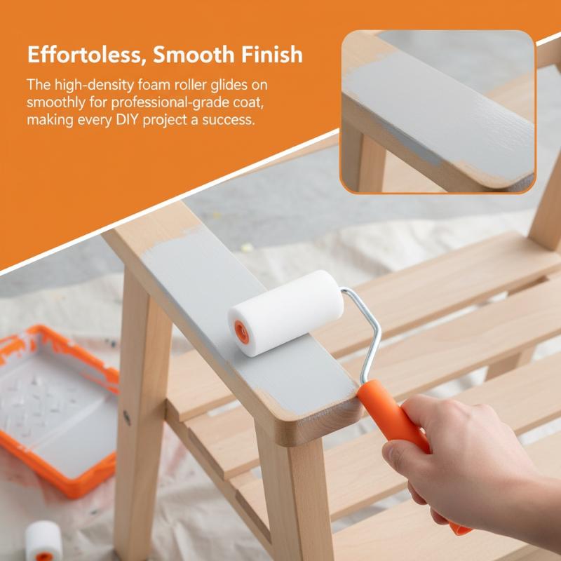 6Pcs Foam Paint Roller Kit 2 I - огляд і ціна Home Improvement Ideas