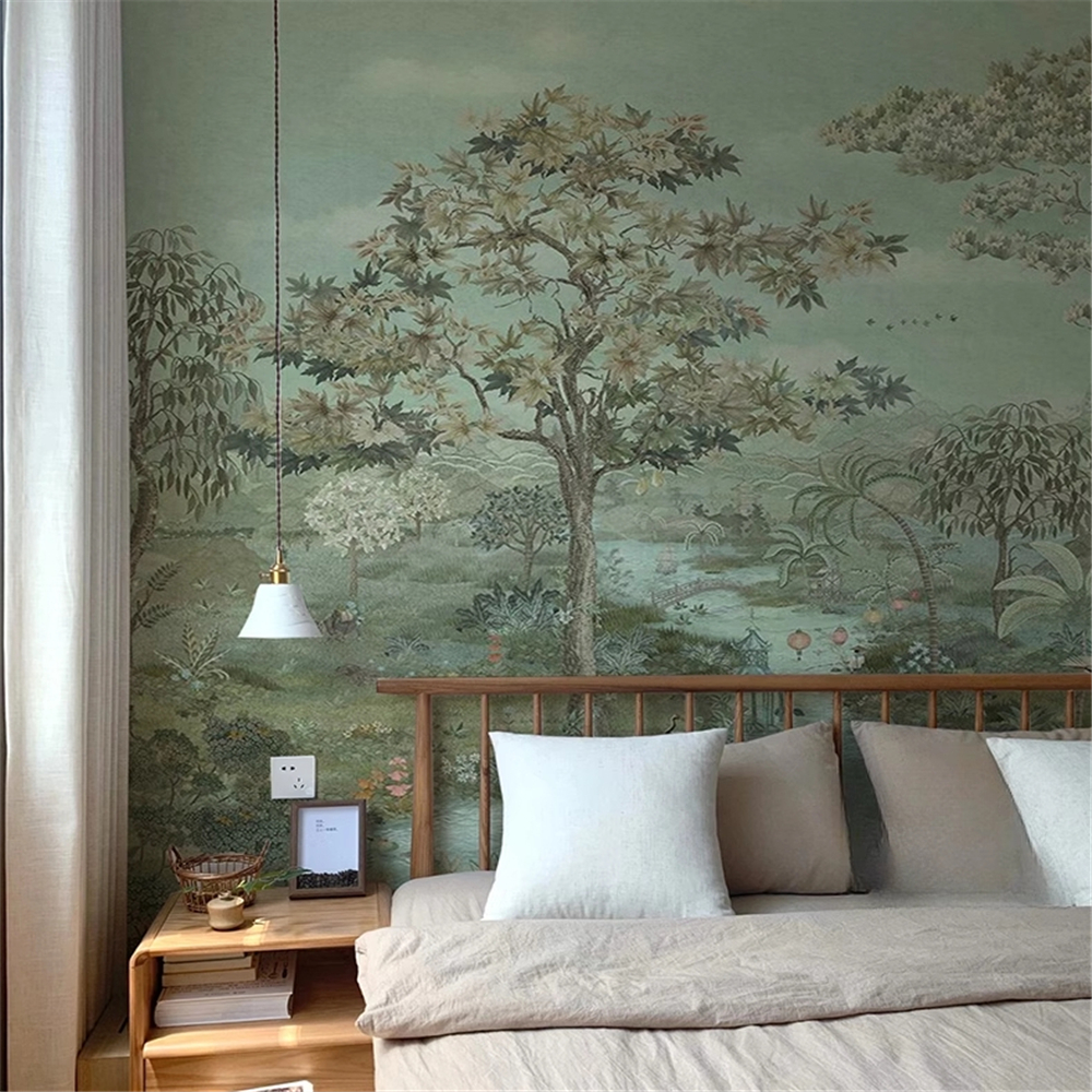 custom Photo Mural  Green Land - огляд і ціна Home Improvement Background