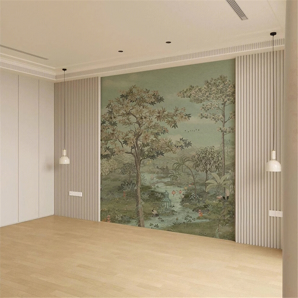 custom Photo Mural  Green Land - огляд і ціна Home Improvement Background