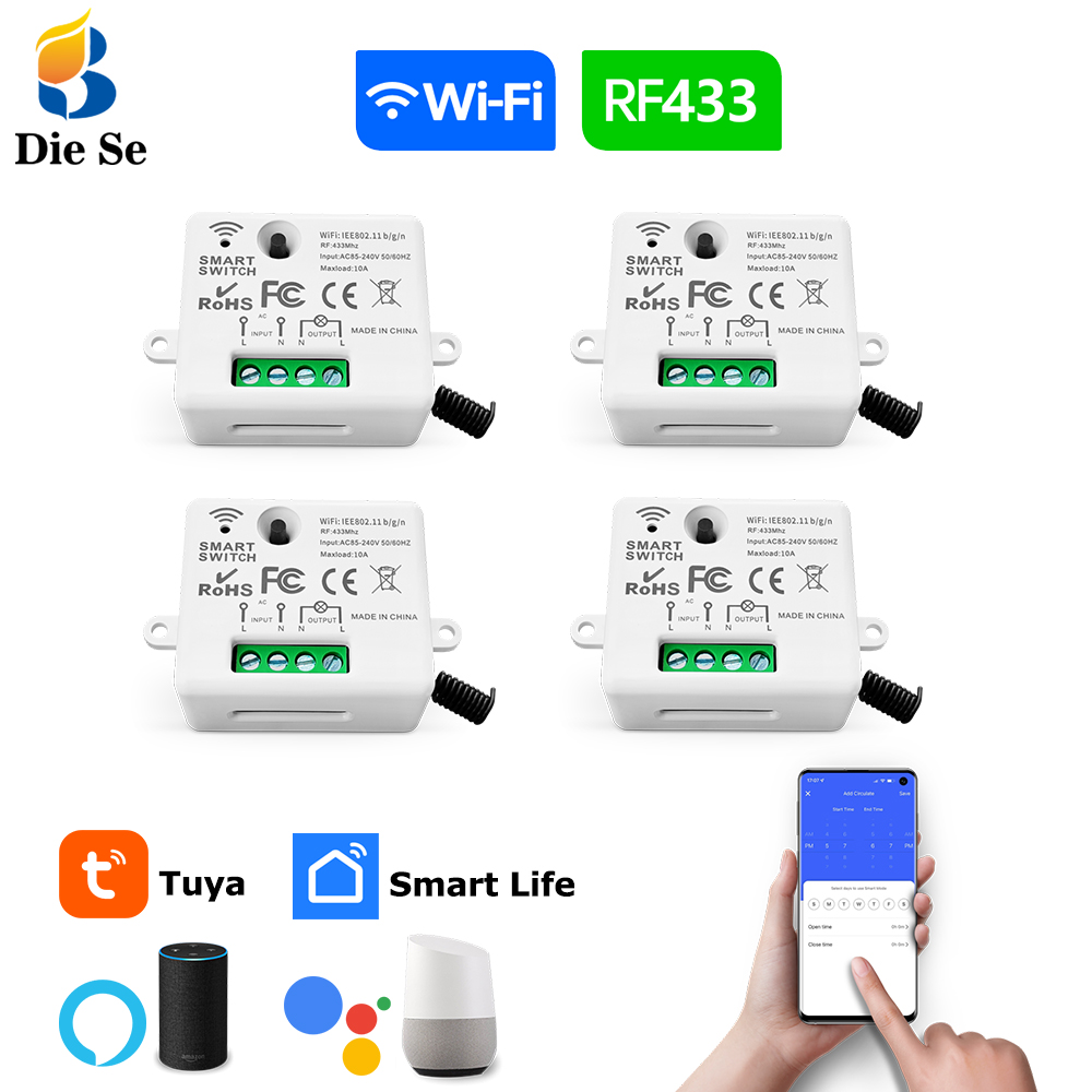 Tuya WiFi Smart Light Switch 4 - огляд і ціна Home Improvement Ideas