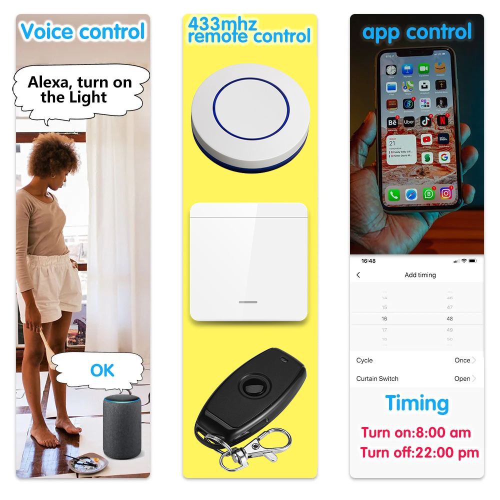 Tuya WiFi Smart Light Switch 4 - огляд і ціна Home Improvement Ideas