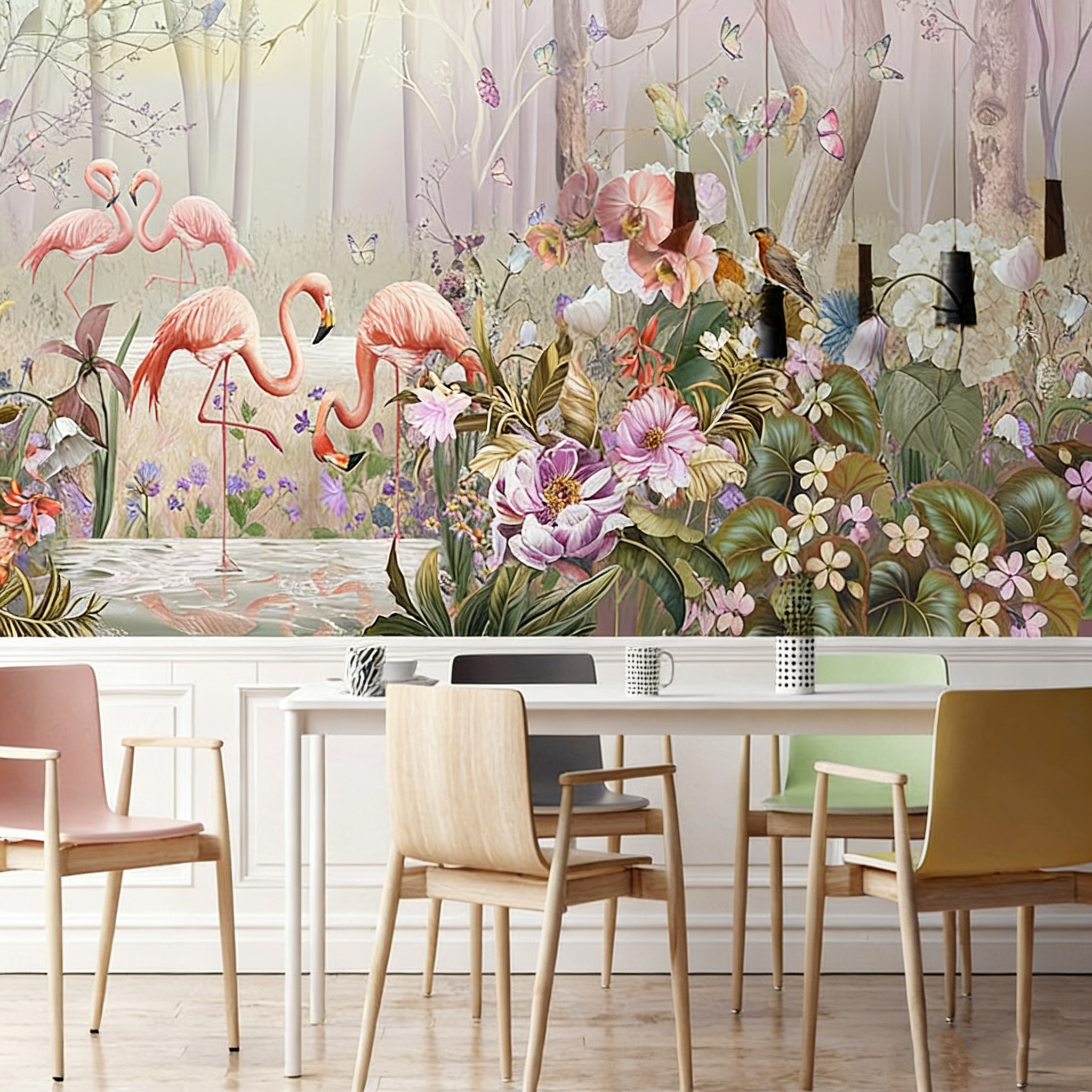 custom flamingo wallpapers for - огляд і ціна Home Improvement Background