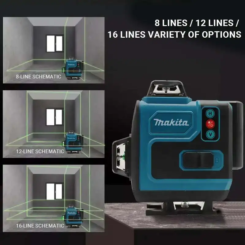 Makita 18V Battery,16Lines4D G - огляд і ціна Level Laser Line