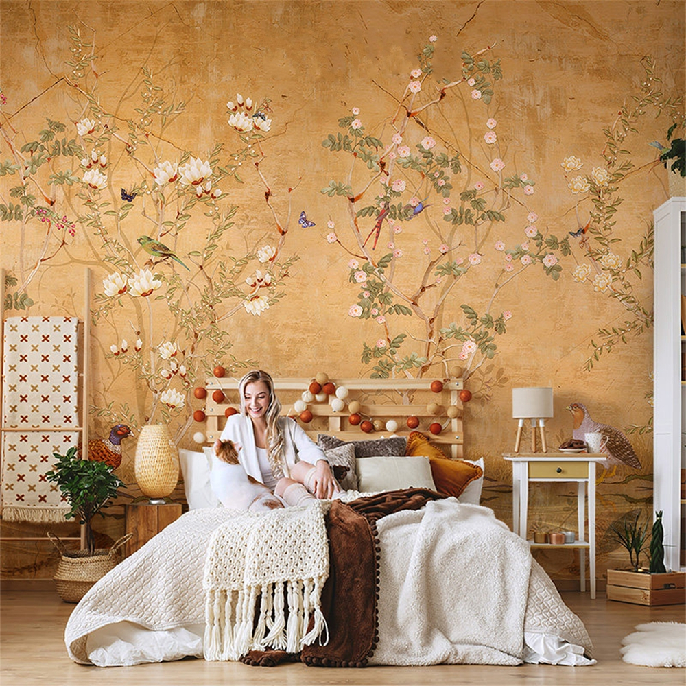 custom Modern floral wallpaper - огляд і ціна Home Improvement Background
